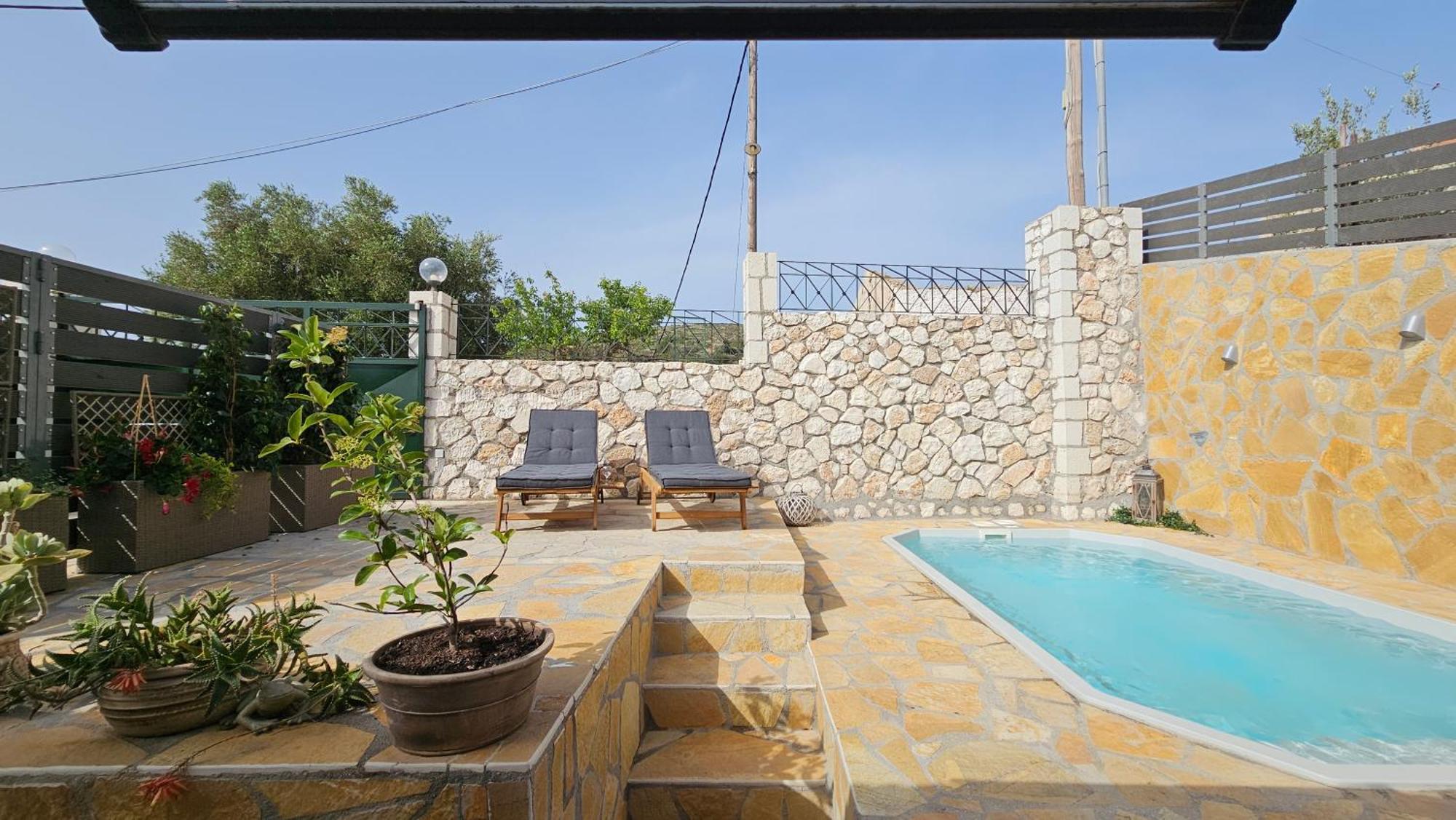 Villa Apoplous With Pool Asos Exterior photo
