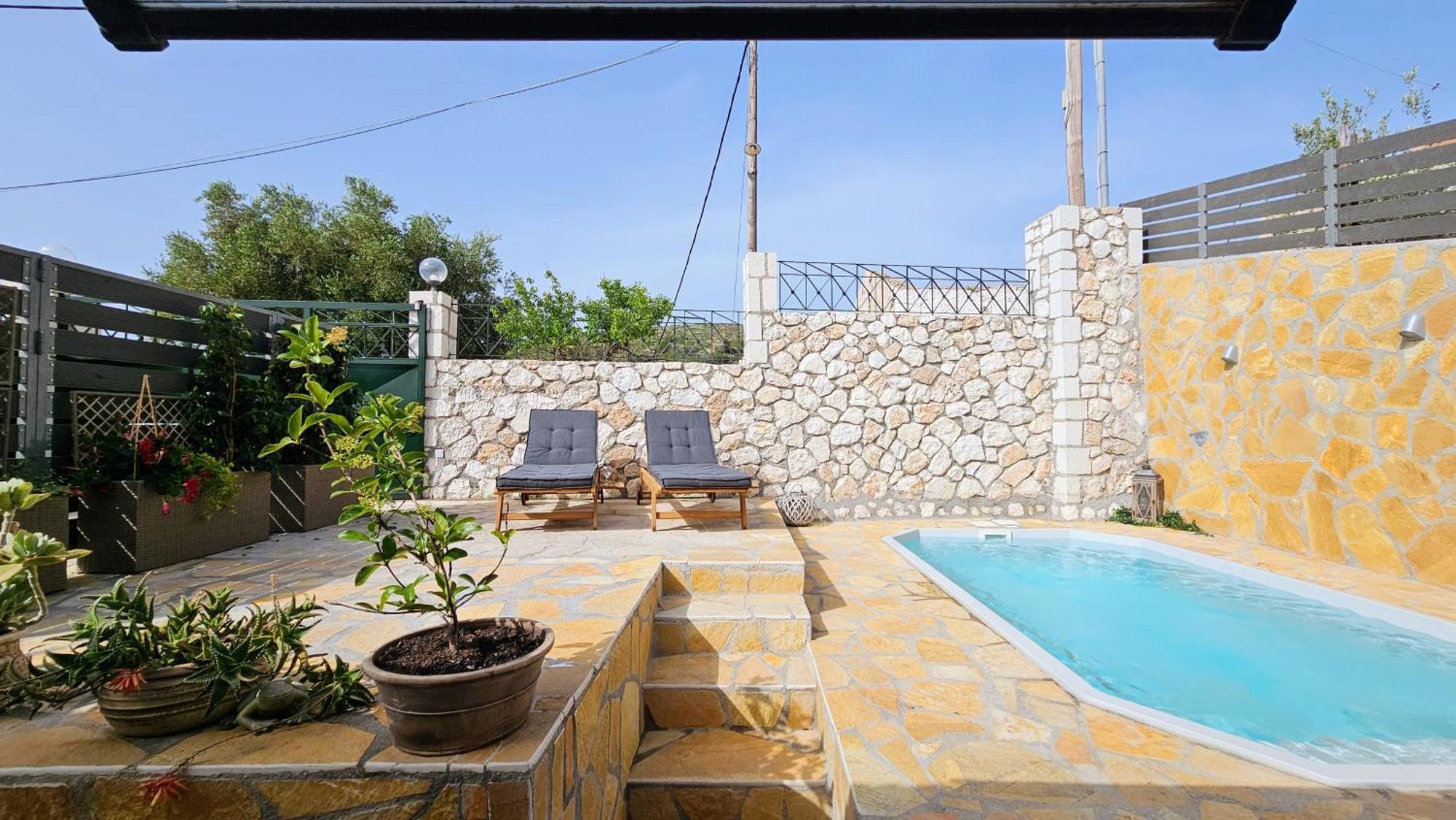 Villa Apoplous With Pool Asos Exterior photo