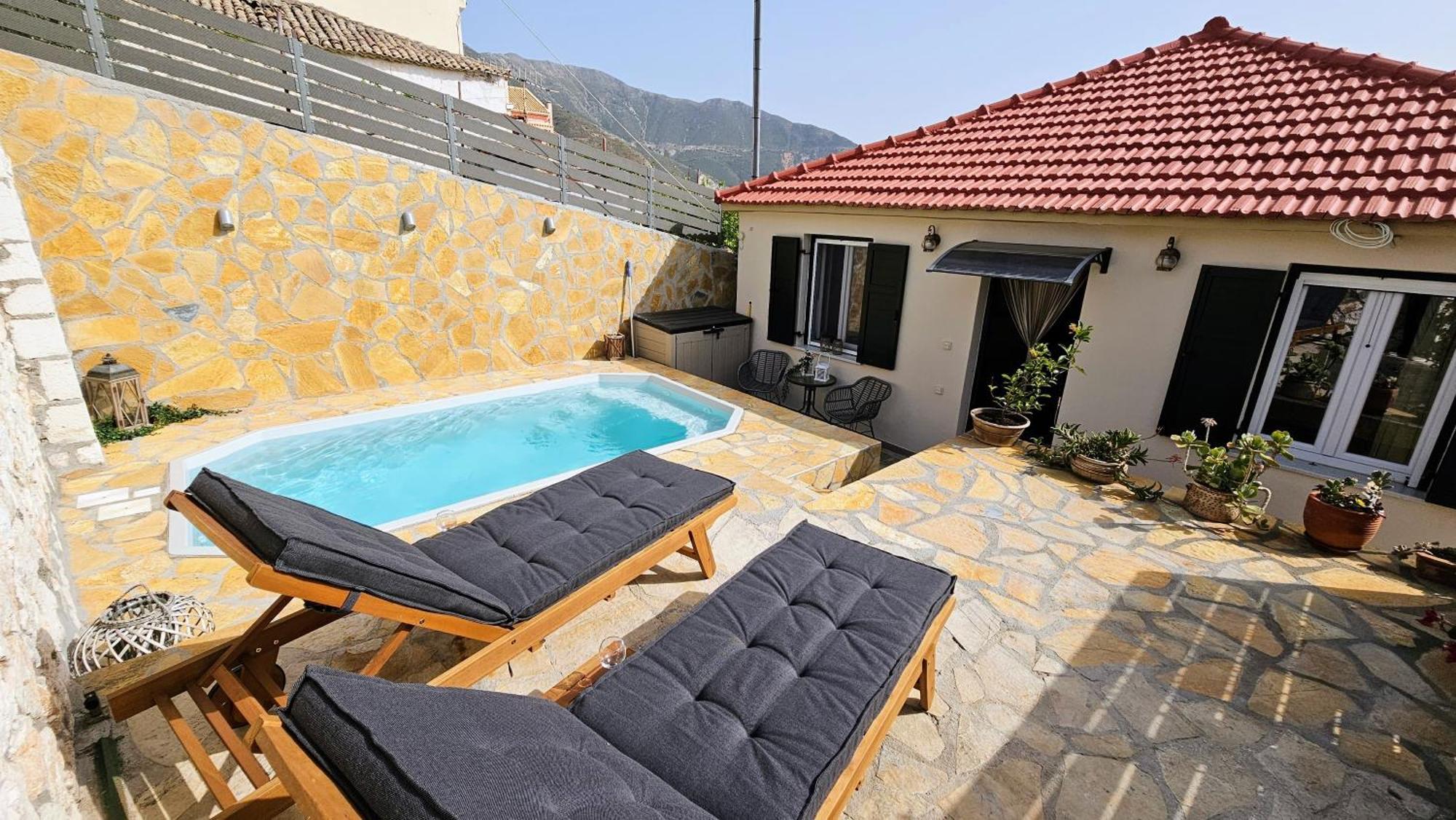 Villa Apoplous With Pool Asos Exterior photo